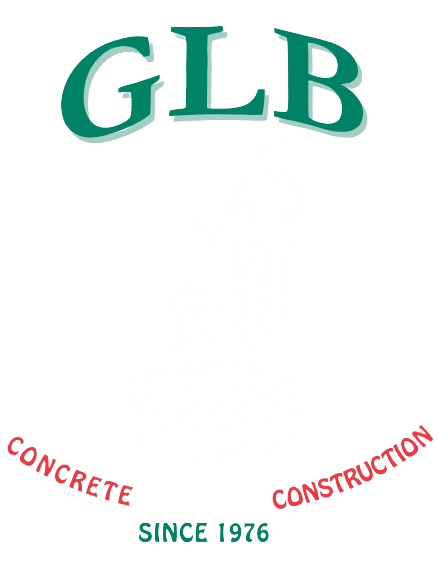GLB Concrete logo white version